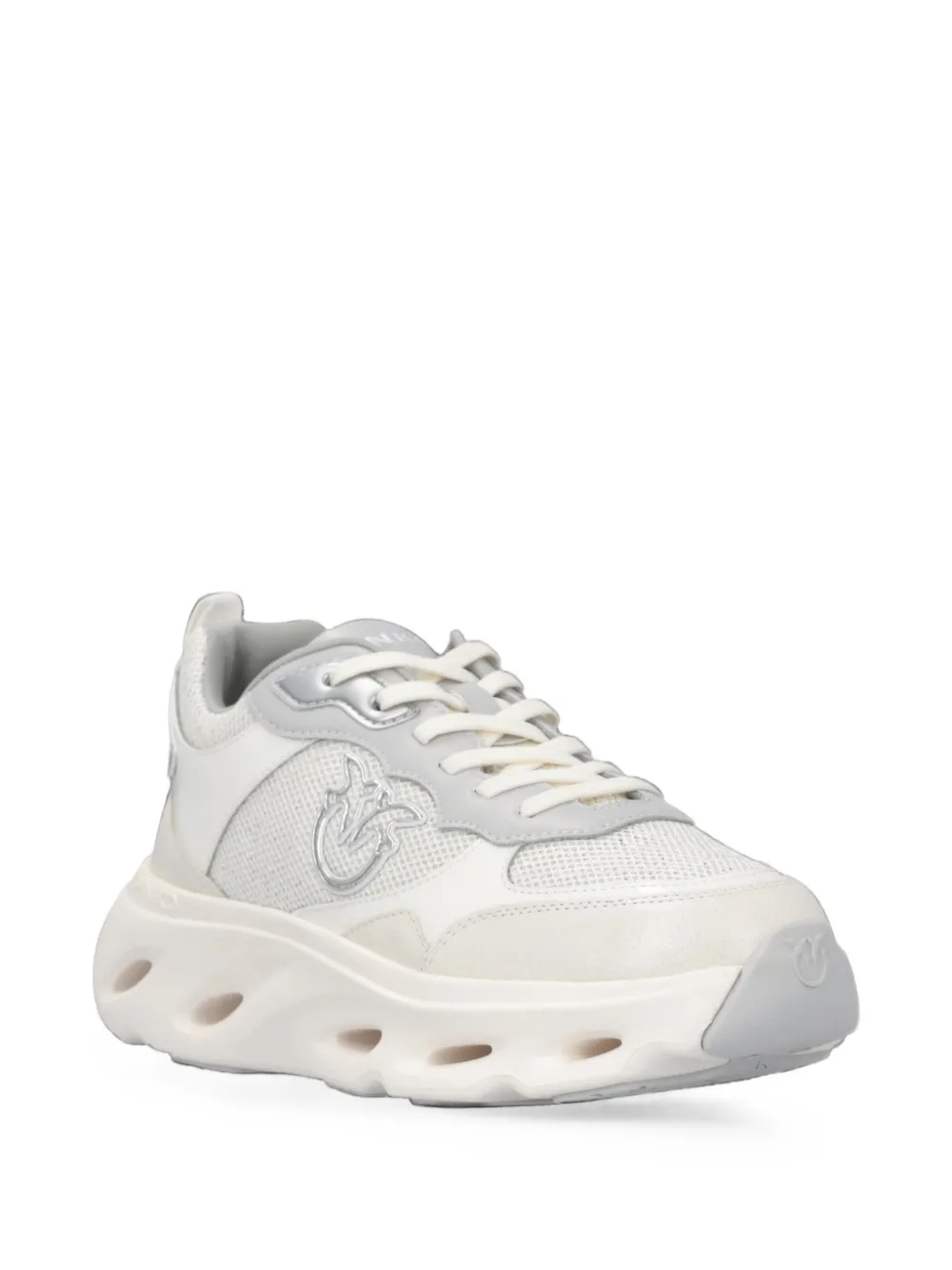 PINKO Love Birds chunky sneakers Beige