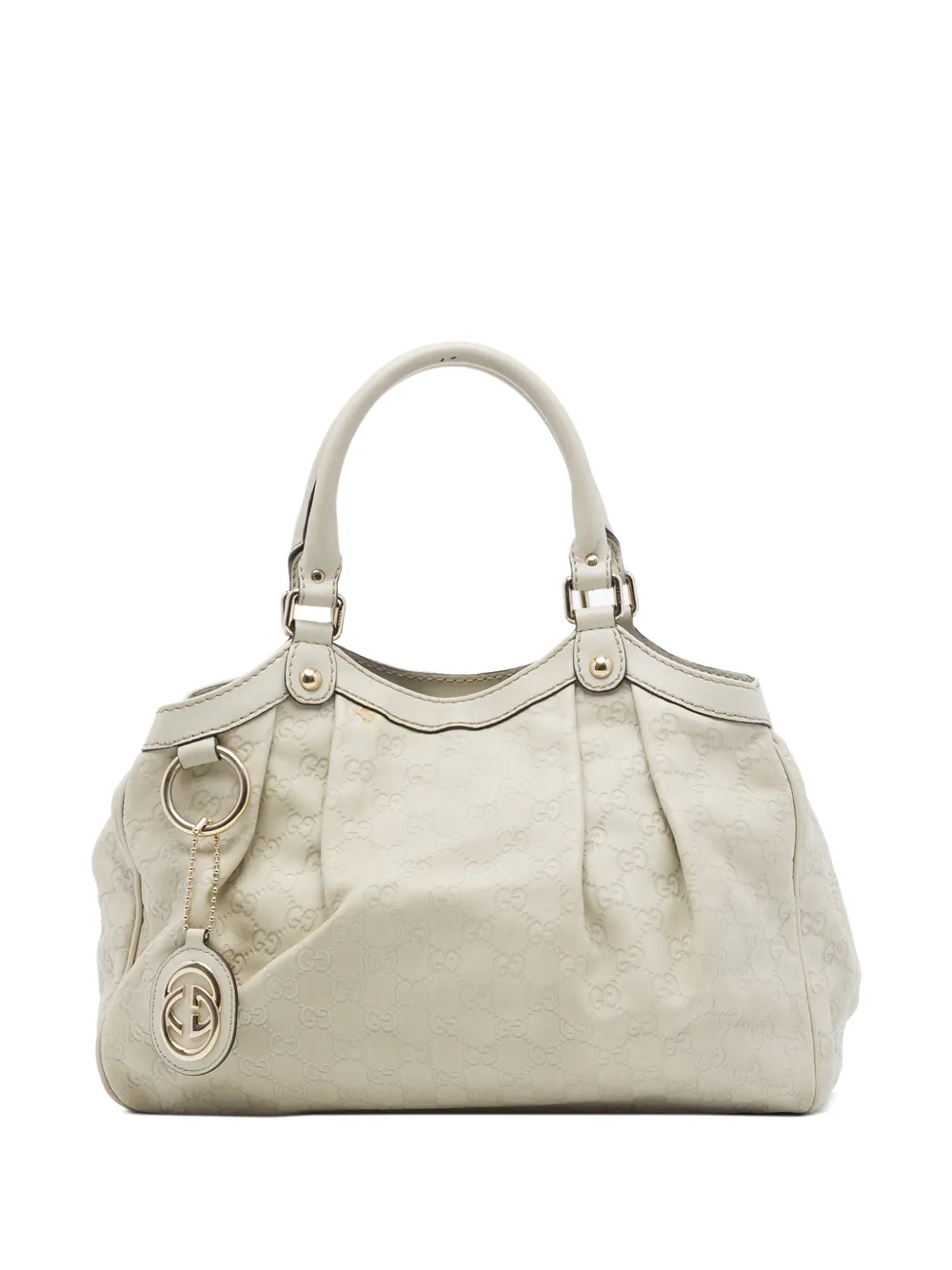 Gucci Pre-Owned 2016-2026 Medium Guccissima Sukey tote bag - Bianco
