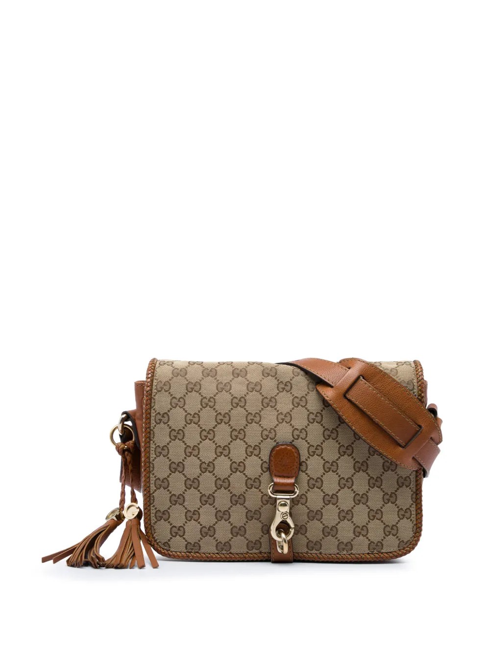 Gucci Pre-Owned 2016-2026 GG Canvas Marrakech crossbody bag - Toni neutri