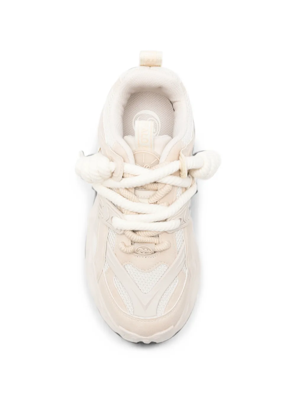 Buffalo Malaga lace chunky rope-lace sneakers Beige