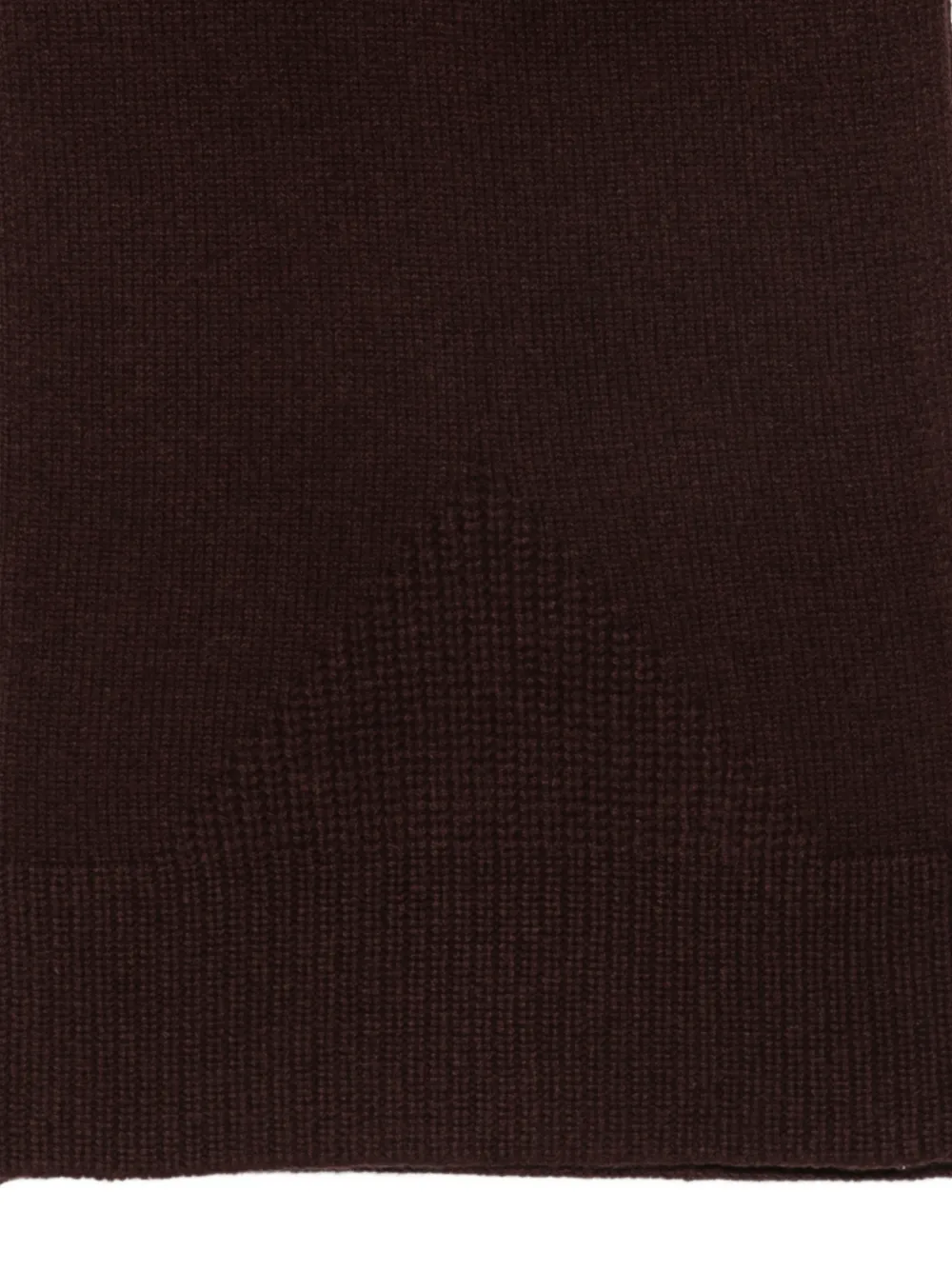 JOSEPH knitted scarf Bruin