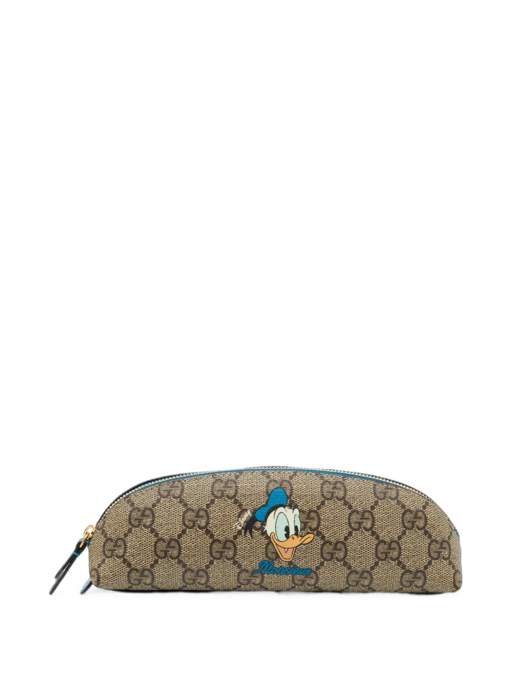 Gucci Pre-Owned x Disney Donald Duck GG Supreme pencil case - Toni neutri