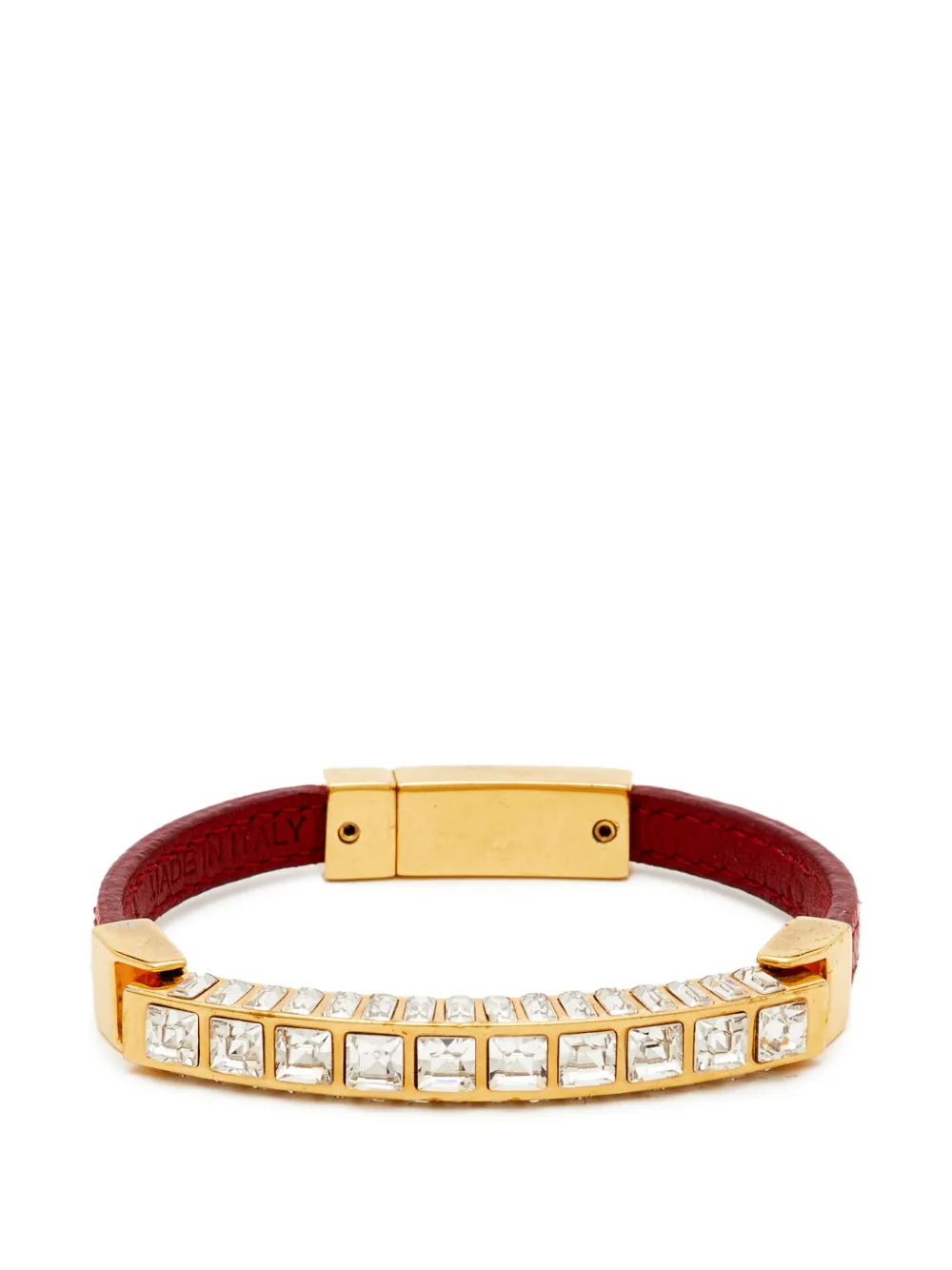 Prada Pre-Owned crystal-embellished bracelet - Oro