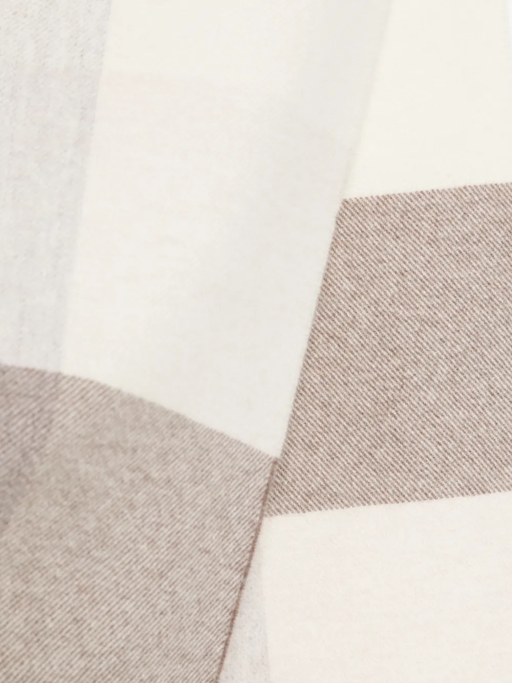 Lardini Geruite sjaal Beige