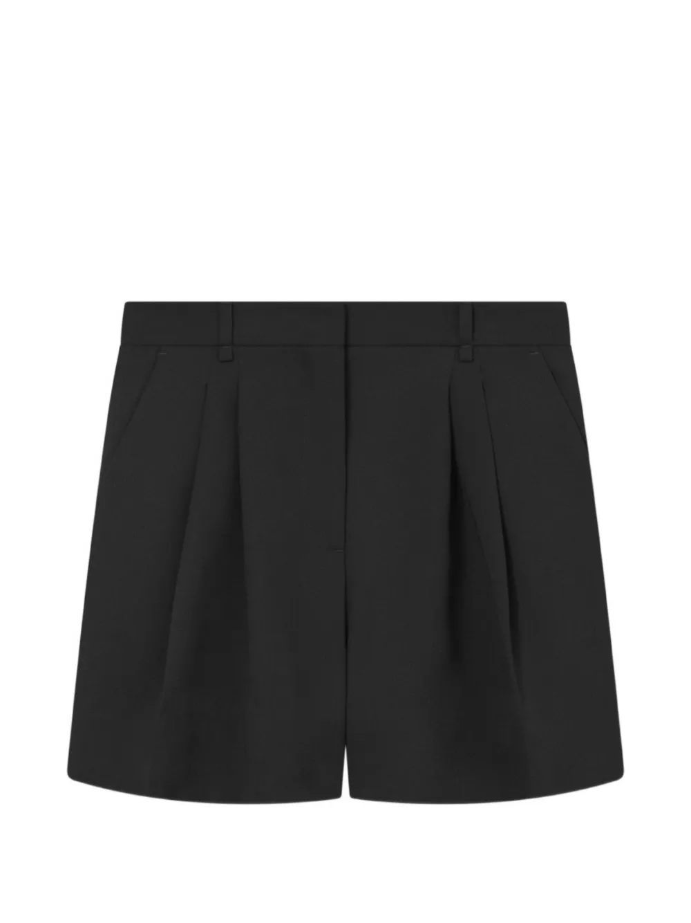 MARK KENLY DOMINO TAN Prisk pleated shorts - Schwarz