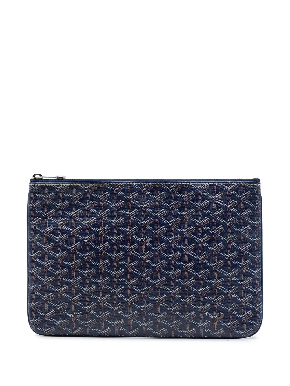 Goyard Pre-Owned 2015 Goyardine Senat MM clutch bag - Blau