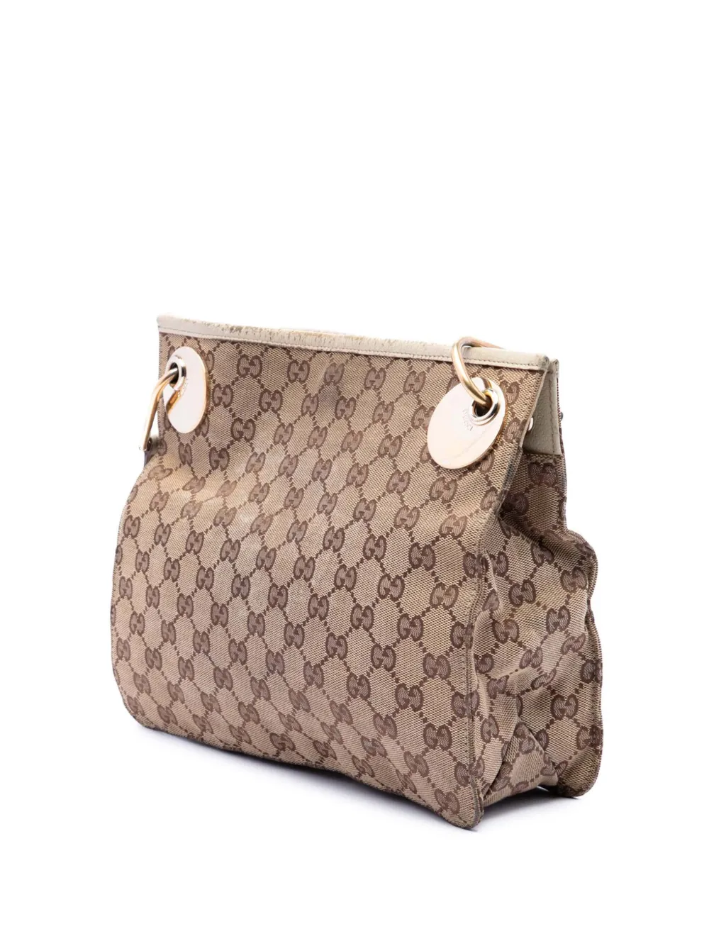 Gucci Pre-Owned 2000-2015 GG Canvas Eclipse crossbodytas Beige