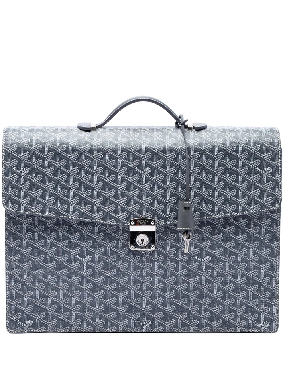 Goyard Pre-Owned Borsa portadocumenti Serviette Chypre in tela Goyardine 2013 - Grigio