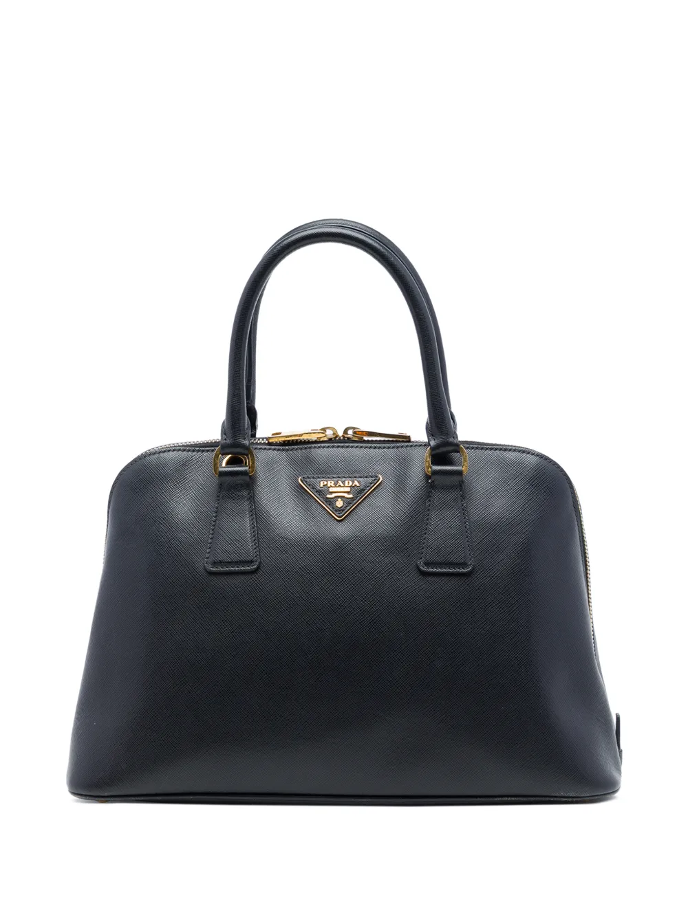 Prada Pre-Owned 2010-2016 Medium Saffiano Lux Promenade satchel - Schwarz