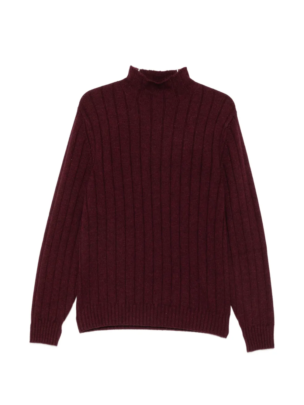 Brunello Cucinelli ribbed-knit high-neck sweater - Violett