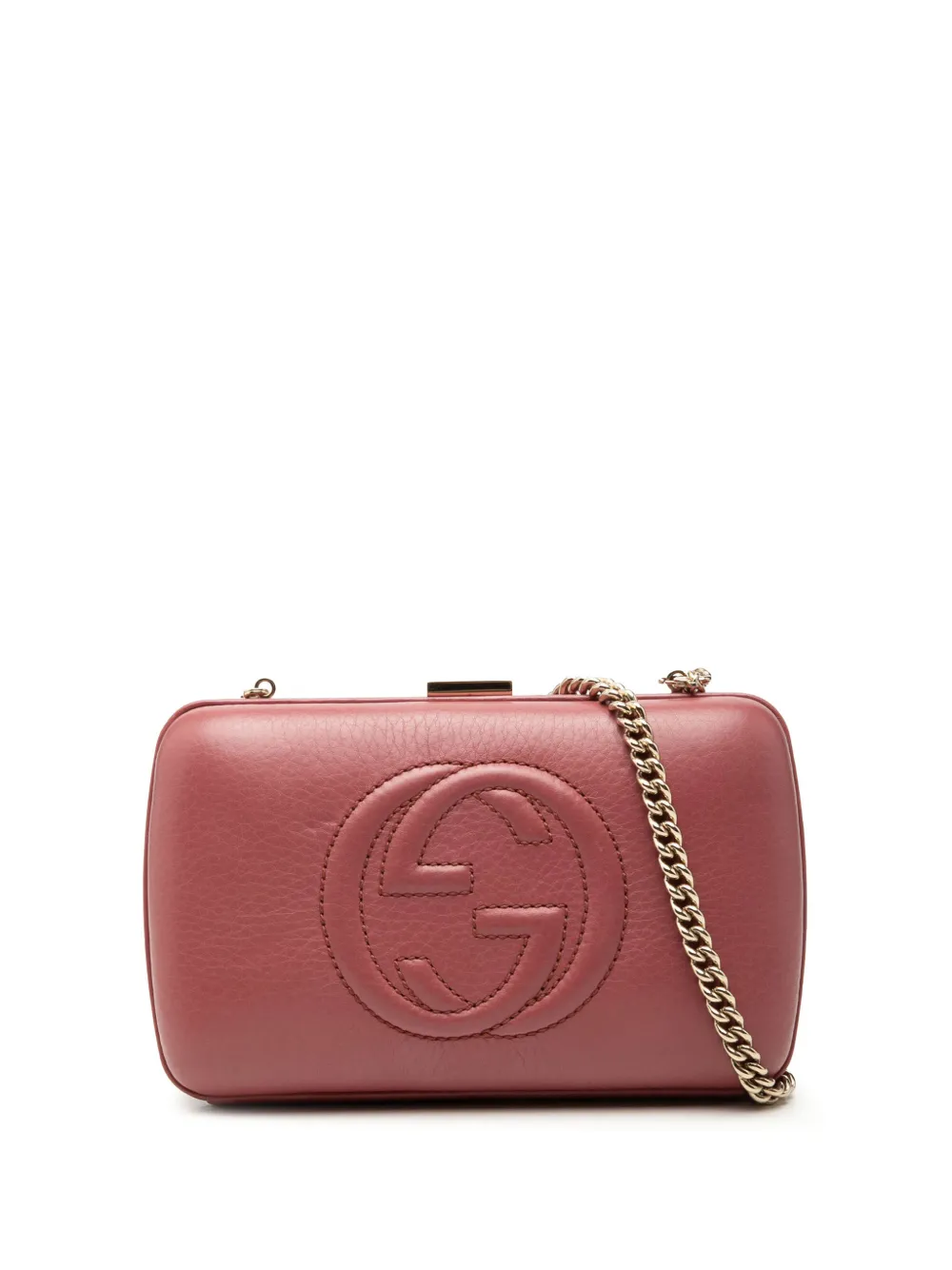 Gucci Pre-Owned 2000-2015 Calfskin Soho Clutch on Chain crossbody bag - Rosa