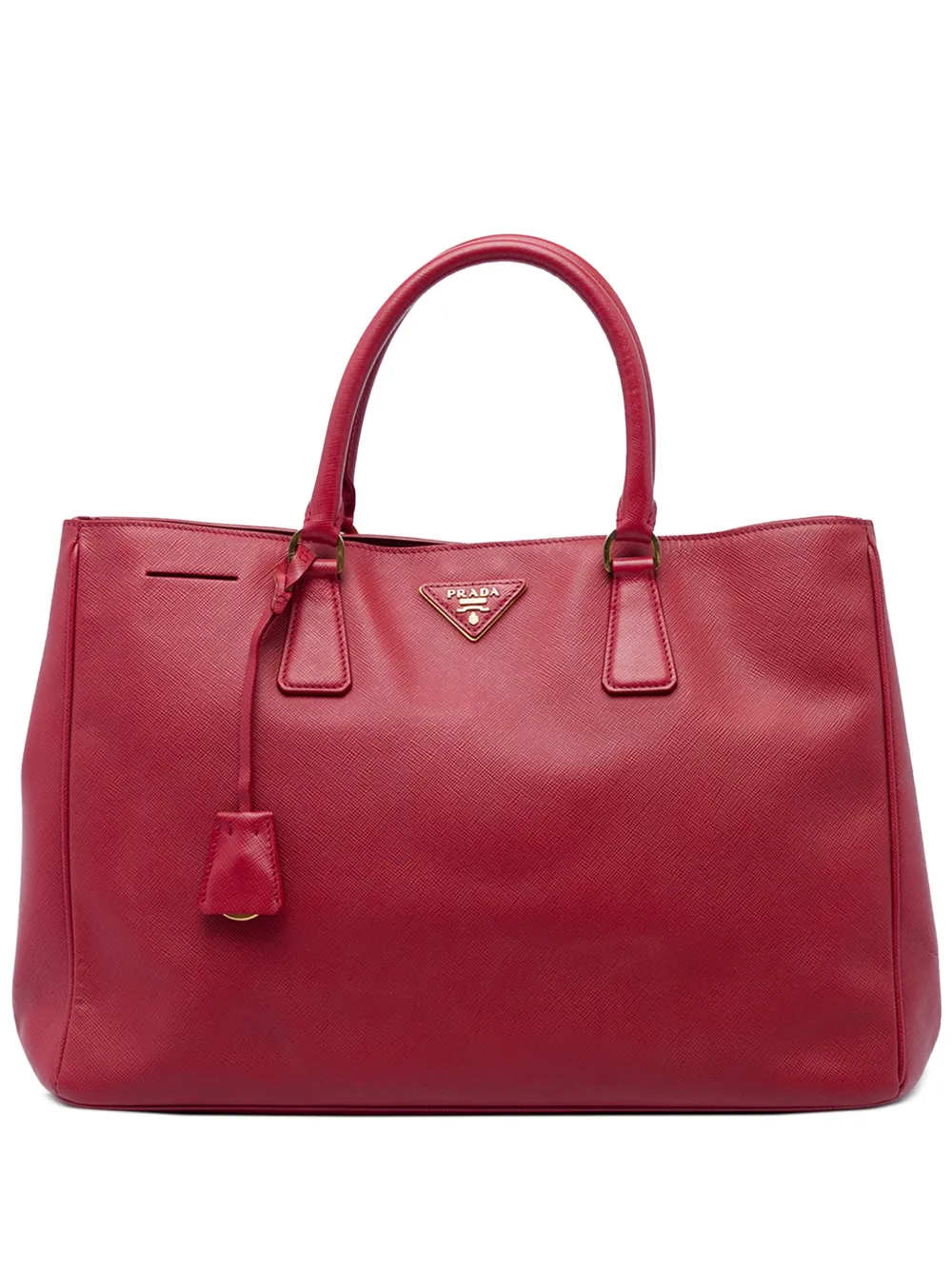 Prada Pre-Owned 2010-2026 Large Saffiano Lux Galleria satchel - Rosso