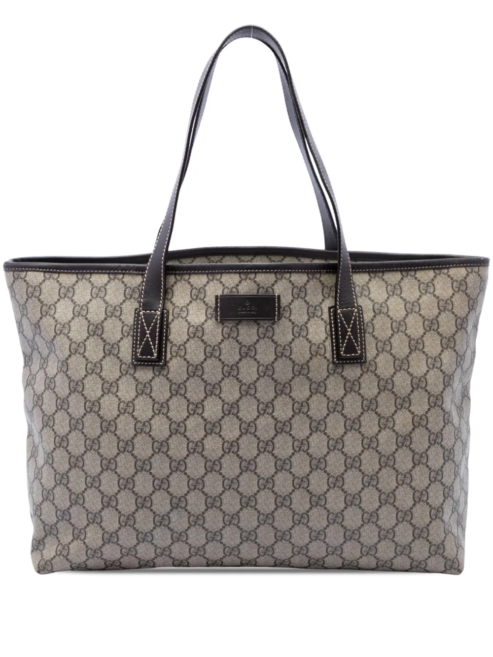 Gucci Pre-Owned 2016-2026 Medium GG Supreme tote bag - Toni neutri