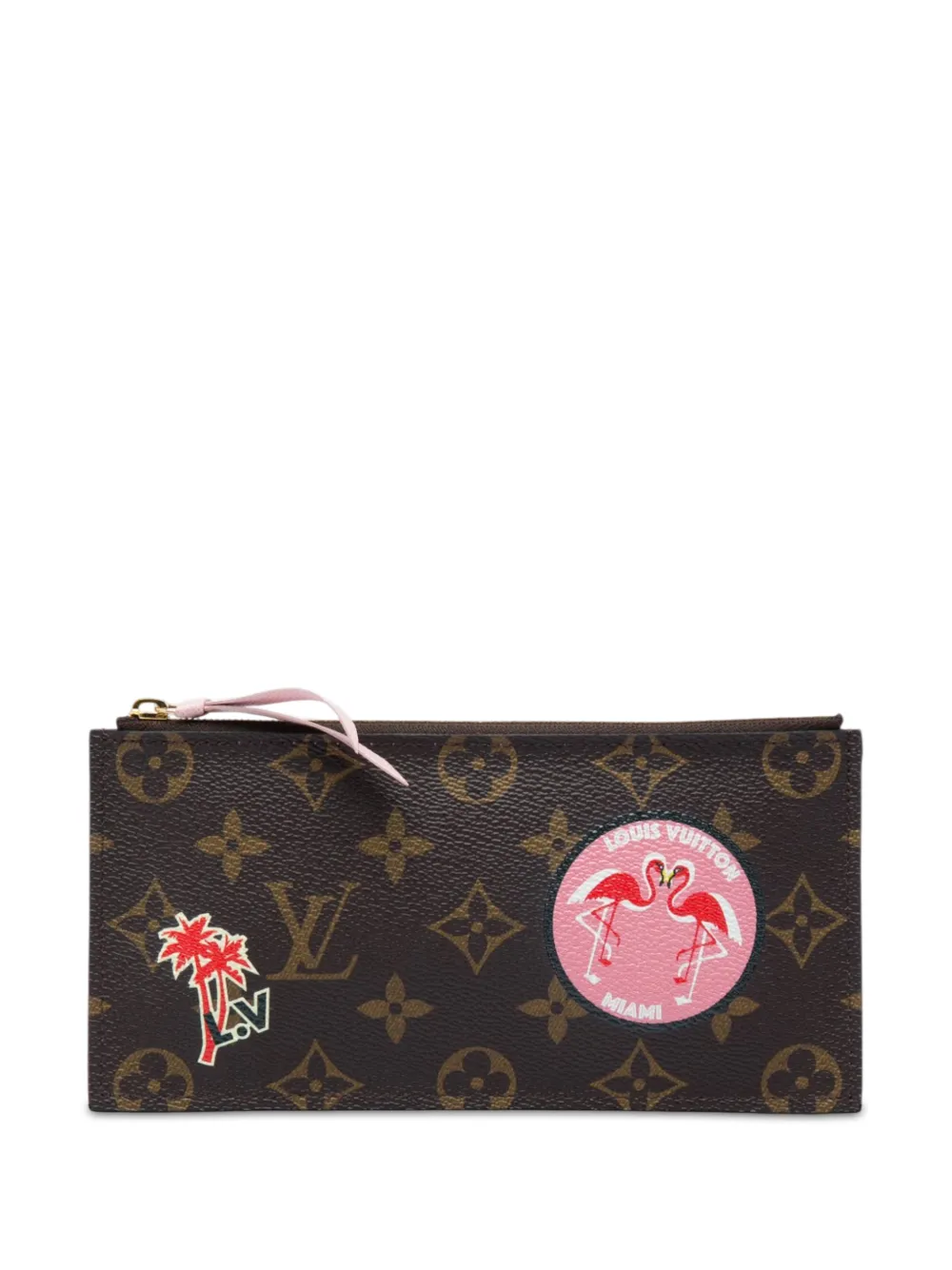 Louis Vuitton Pre-Owned 2000-2026 Monogram World Tour Pochette Felicie Zippered Insert pouch - Braun