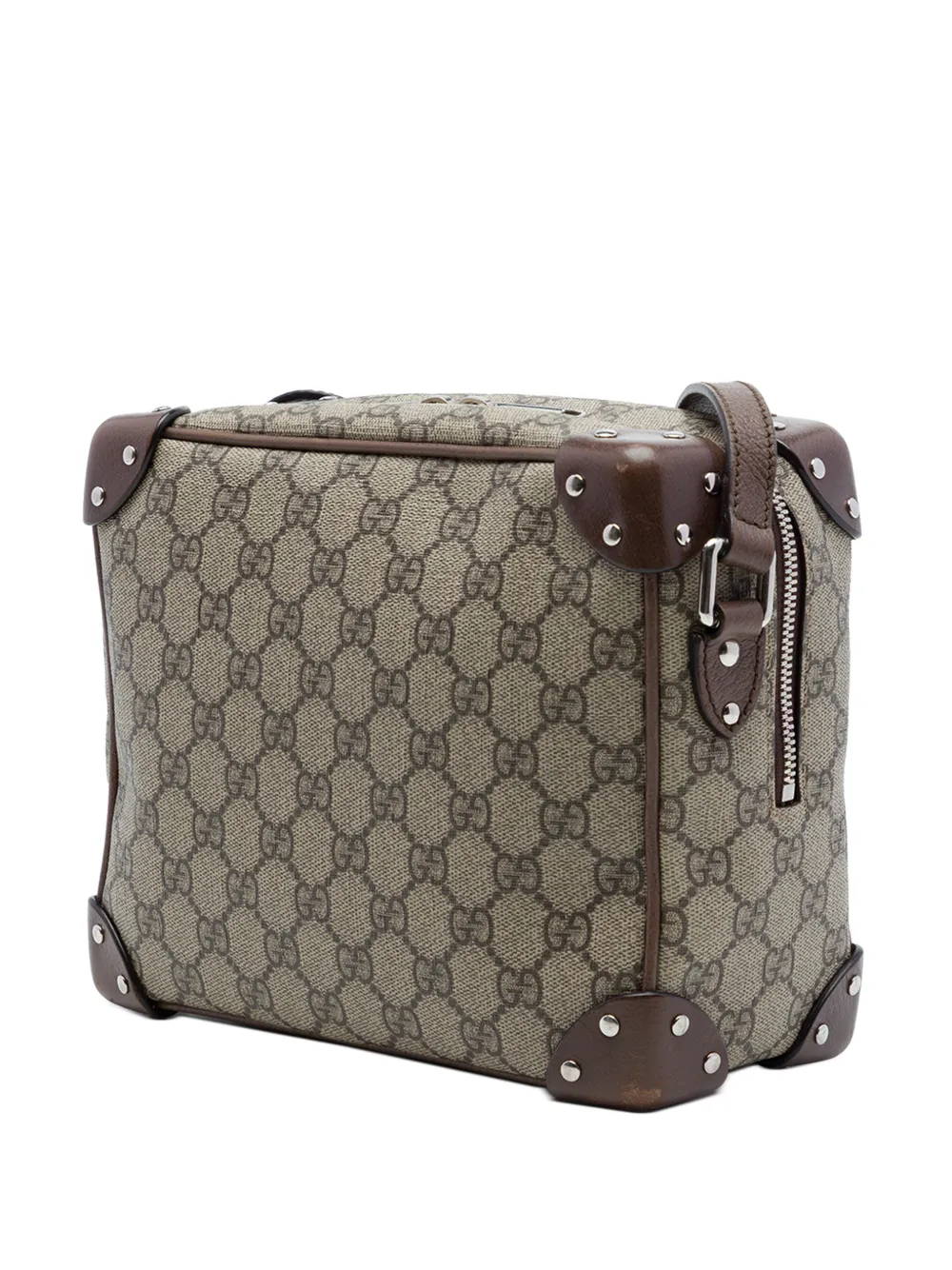Gucci Pre-Owned 2016-2026 GG Supreme Soft Trunk crossbodytas Beige