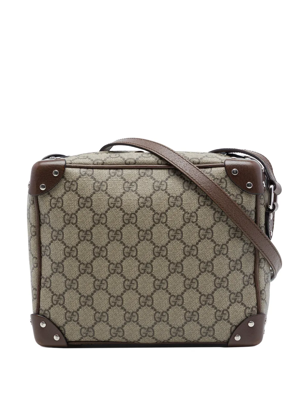 Gucci Pre-Owned 2016-2026 GG Supreme Soft Trunk crossbody bag - Toni neutri
