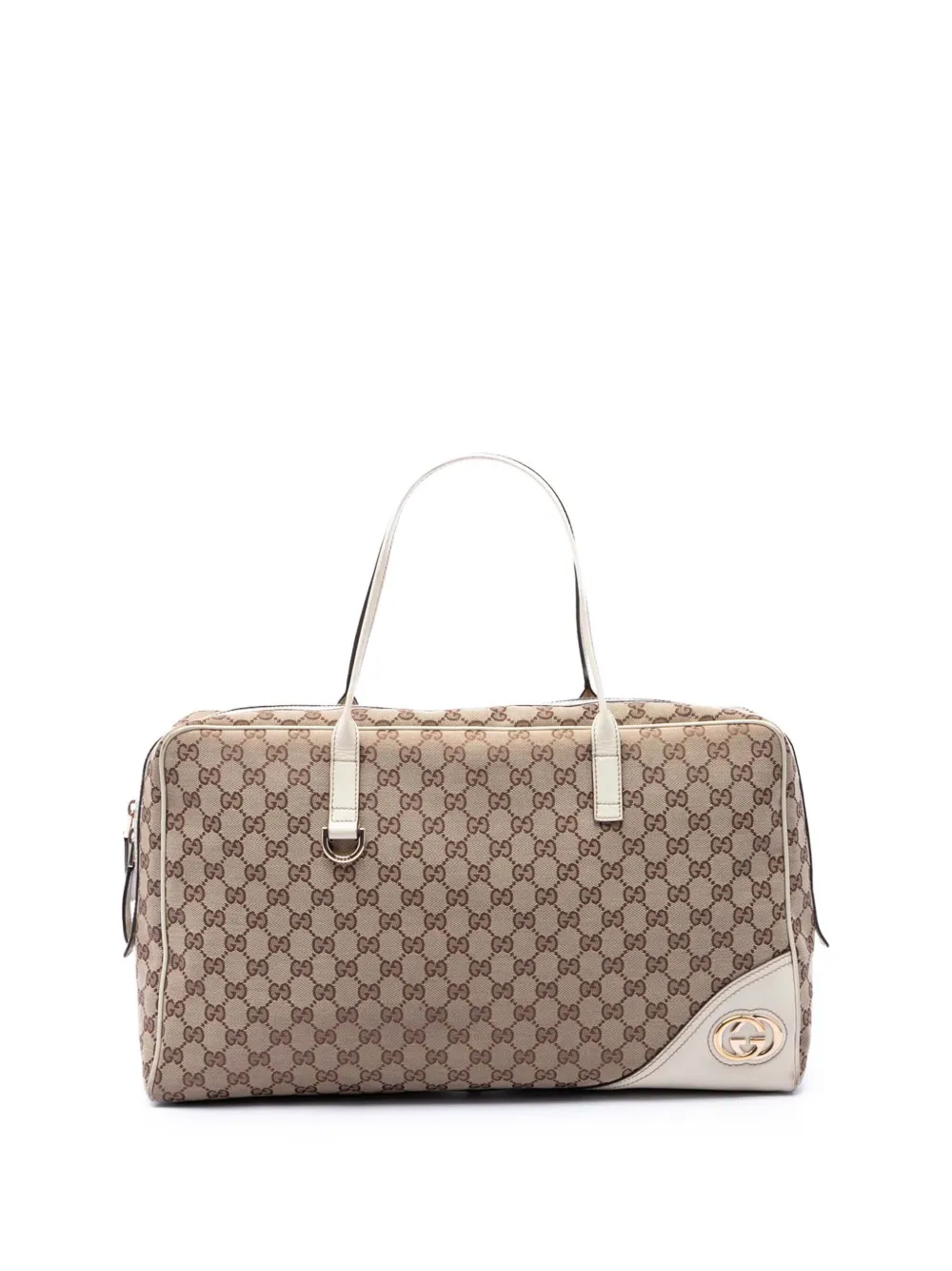 Gucci Pre-Owned 2000-2015 GG Canvas New Britt shoulder bag - Toni neutri