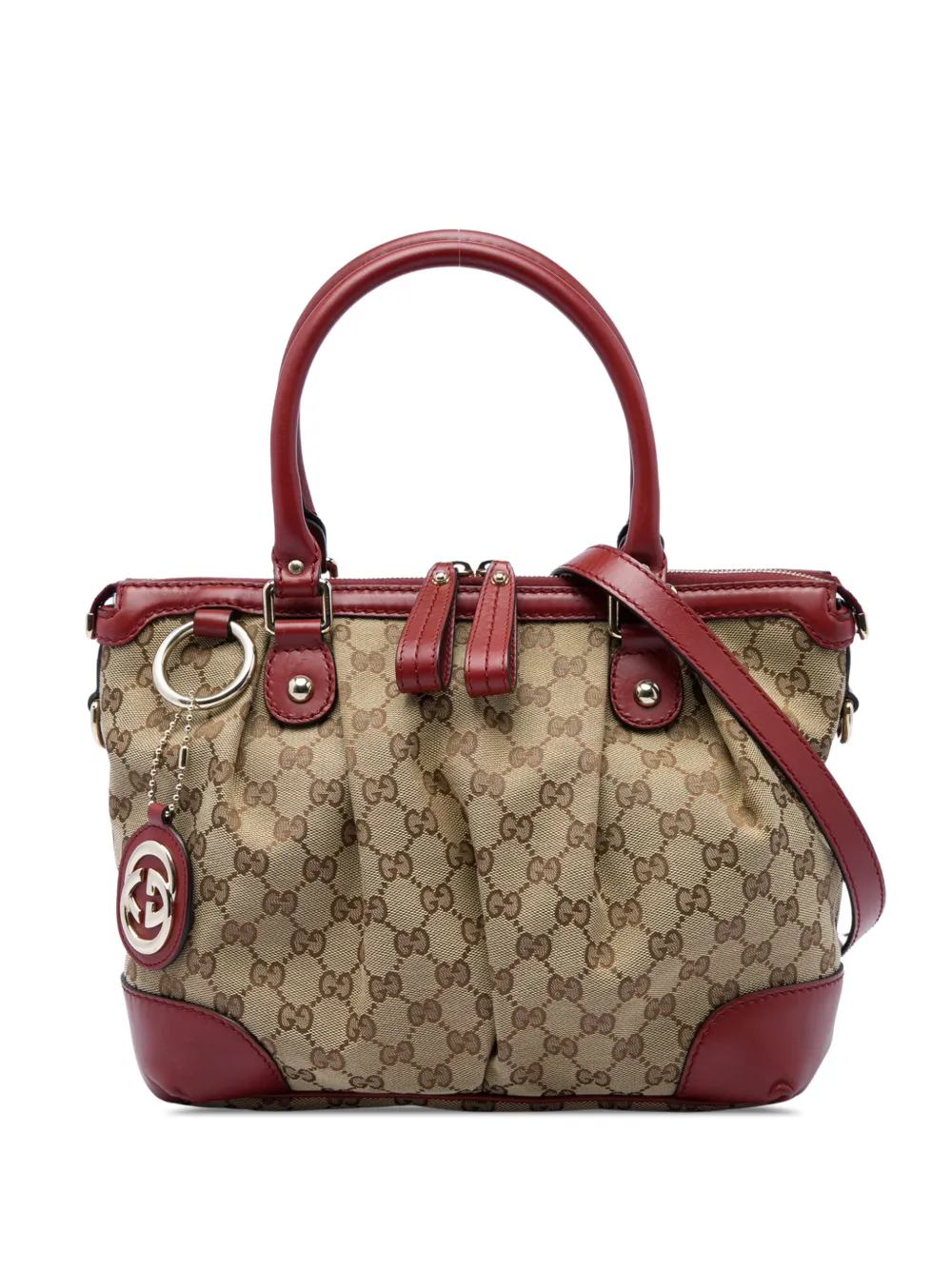 Gucci Pre-Owned 2016-2026 GG Canvas Sukey satchel - Toni neutri