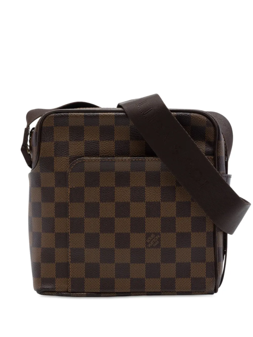 Louis Vuitton Pre-Owned 2008 Damier Ebene Olav PM crossbody bag - Marrone