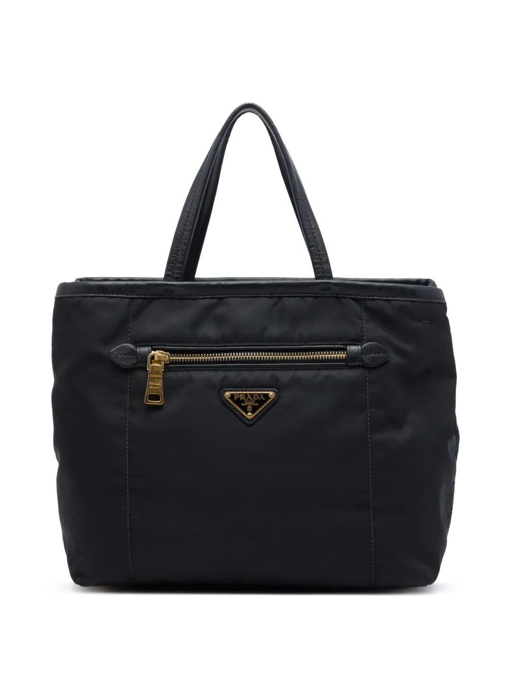 Prada Pre-Owned 2013-2026 Tessuto tote bag - Nero