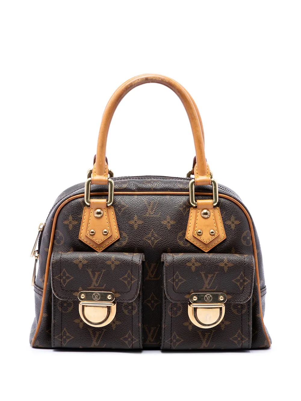 Louis Vuitton Pre-Owned Borsa a mano Monogram Manhattan PM 2006 - Marrone