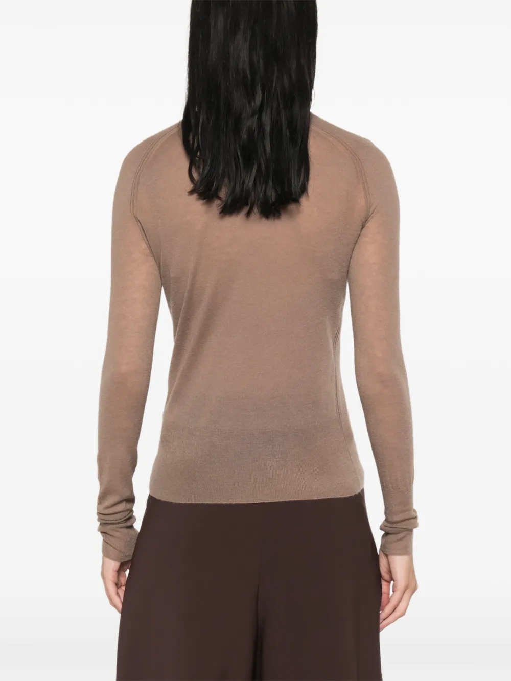 JOSEPH Fijngebreid vest Beige