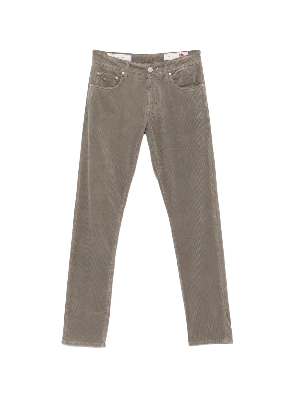 Sartoria Tramarossa Pantaloni Michelangelo a coste - Grigio