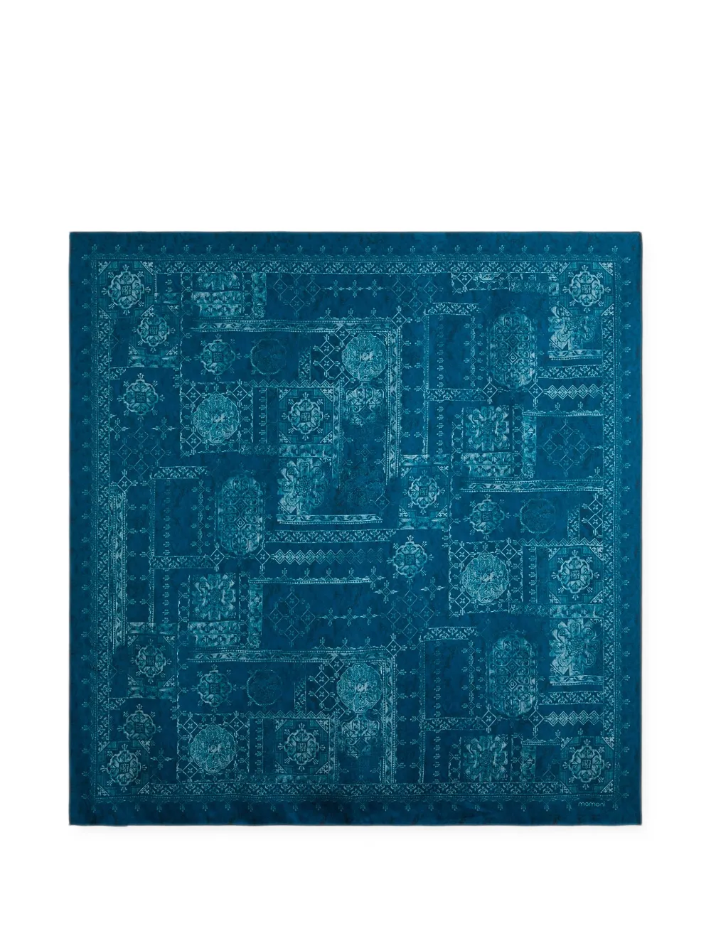 MOMONÌ Nipponia silk scarf - Blau