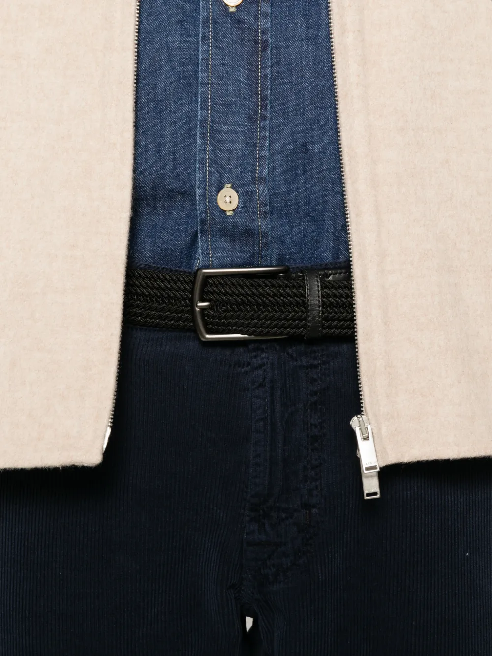 Sartoria Tramarossa Michelangelo ribfluwelen broek Blauw