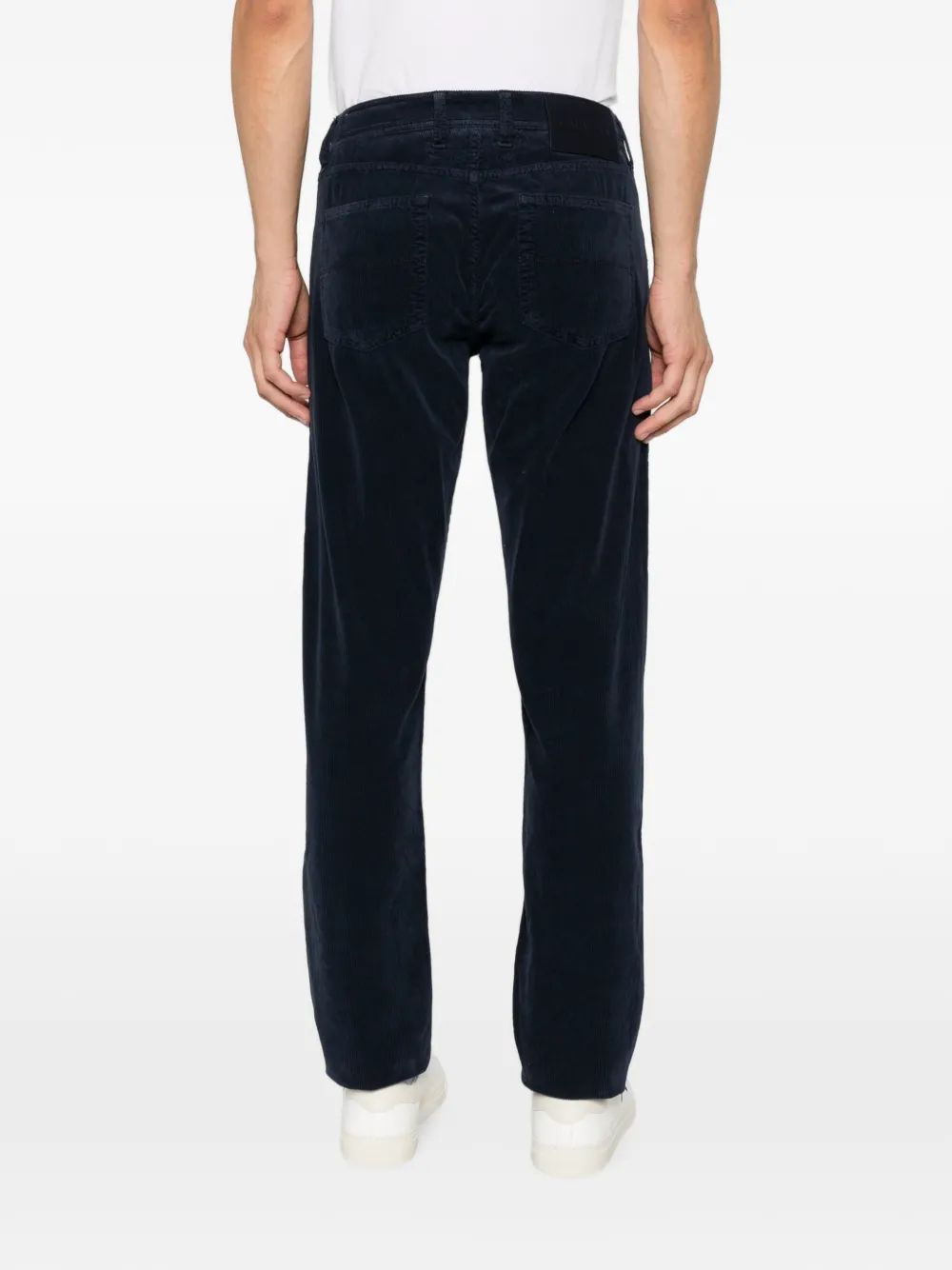Sartoria Tramarossa Michelangelo ribfluwelen broek Blauw