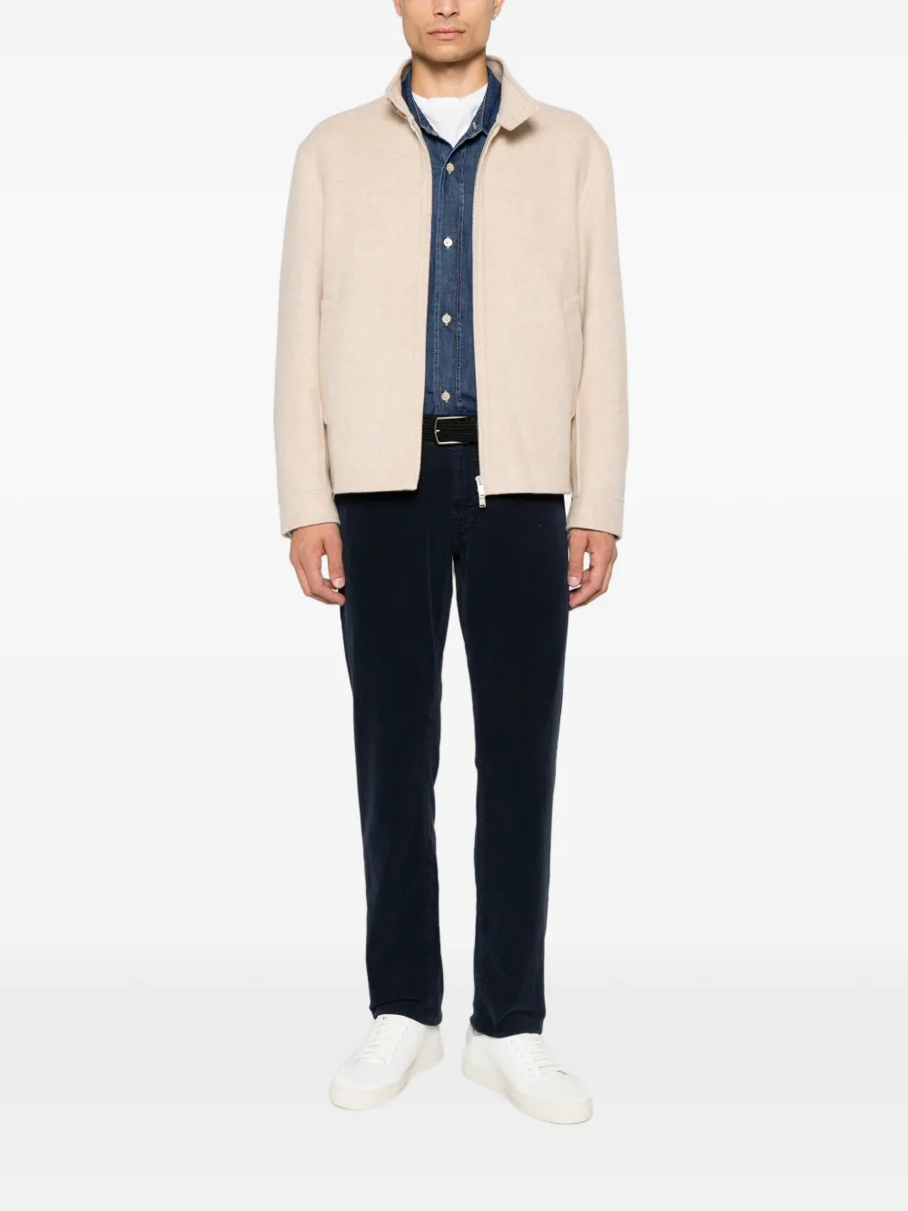 Sartoria Tramarossa Michelangelo ribfluwelen broek Blauw