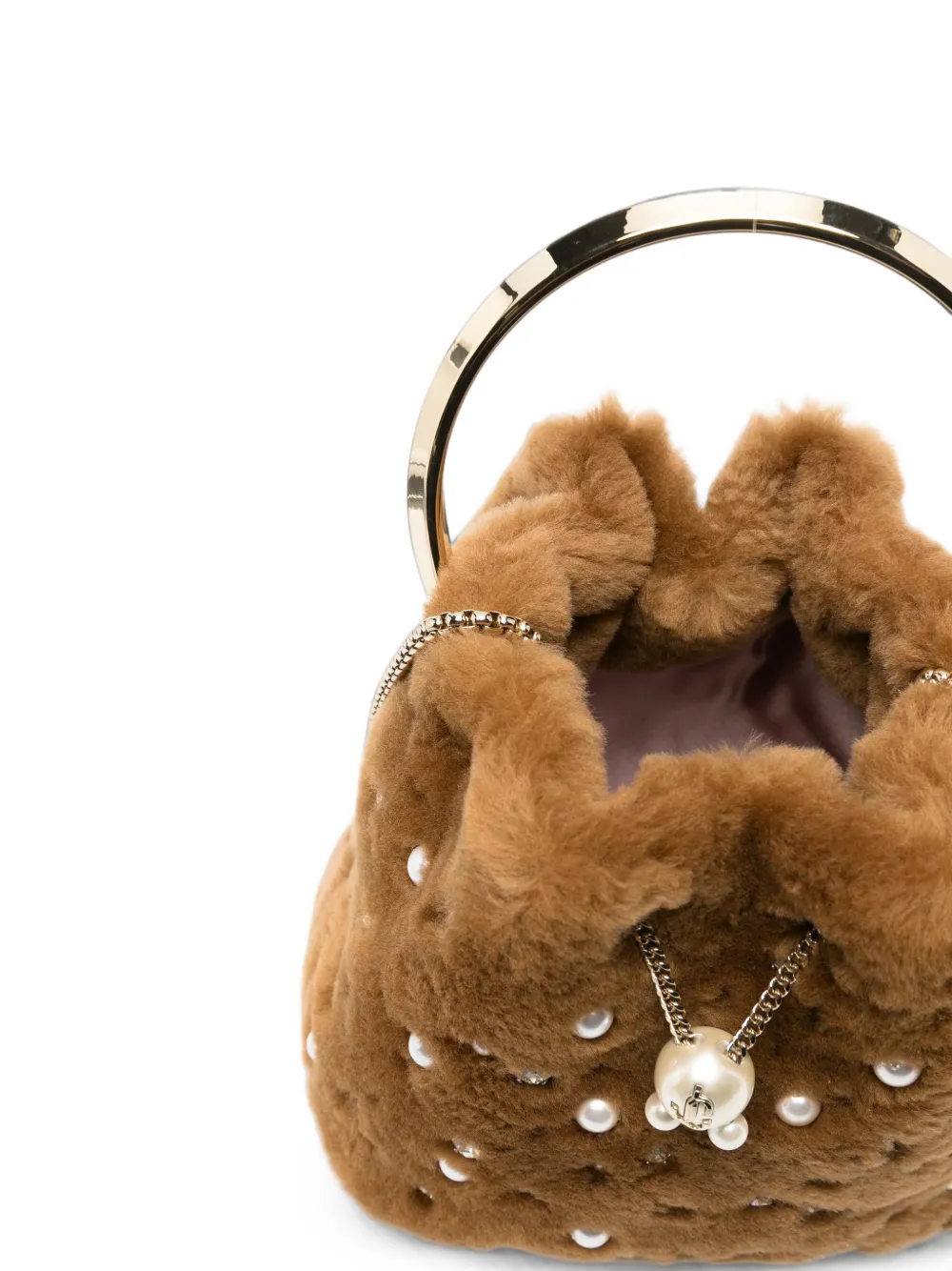 Jimmy Choo Bon bucket-tas Bruin