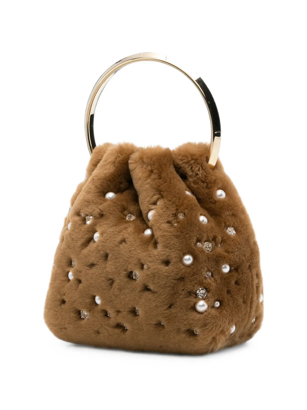 Jimmy Choo Bon bucket-tas Bruin