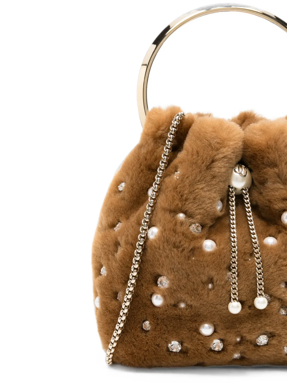 Jimmy Choo Bon bucket-tas Bruin