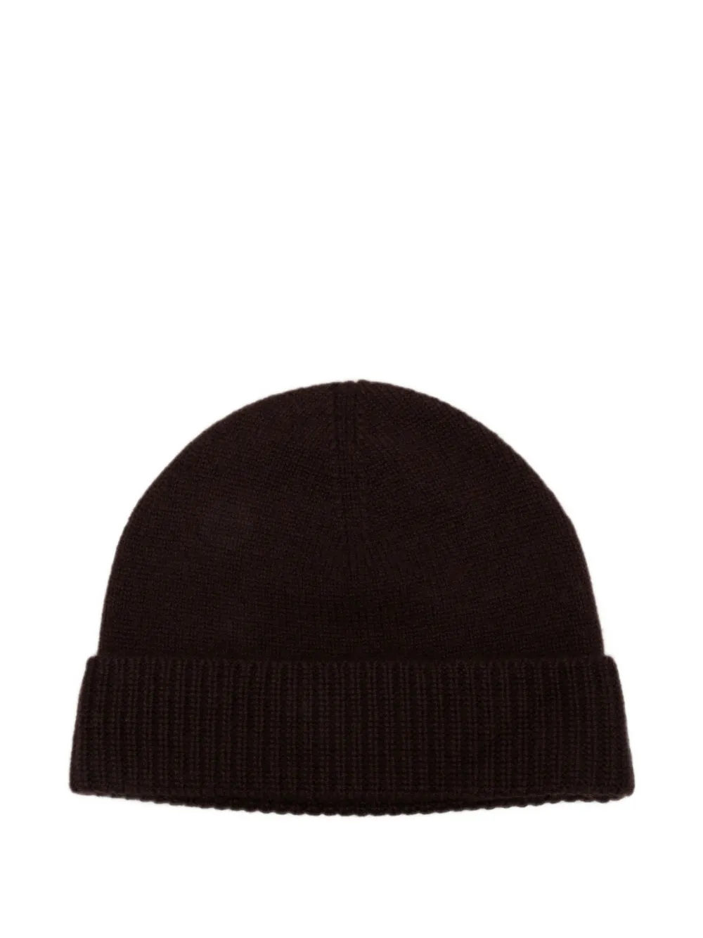 JOSEPH ribbed-trim beanie hat - Marrone