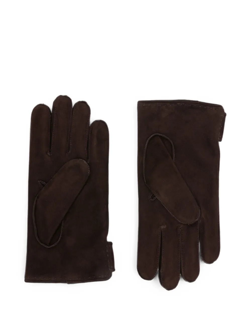 Orciani Shiver suède handschoenen Bruin