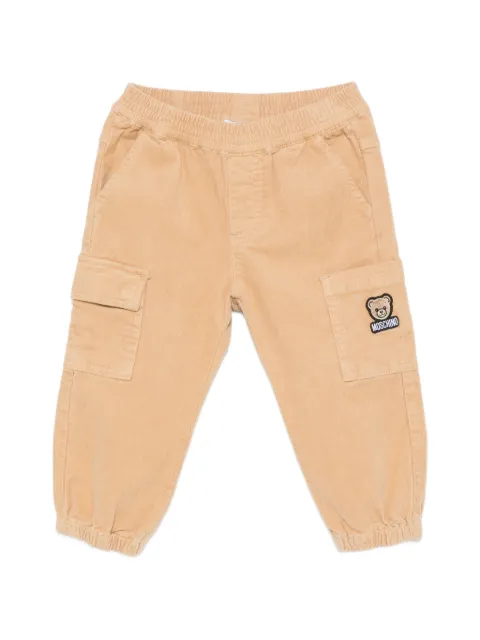 Moschino Kids Teddy Bear corduroy cargo pants