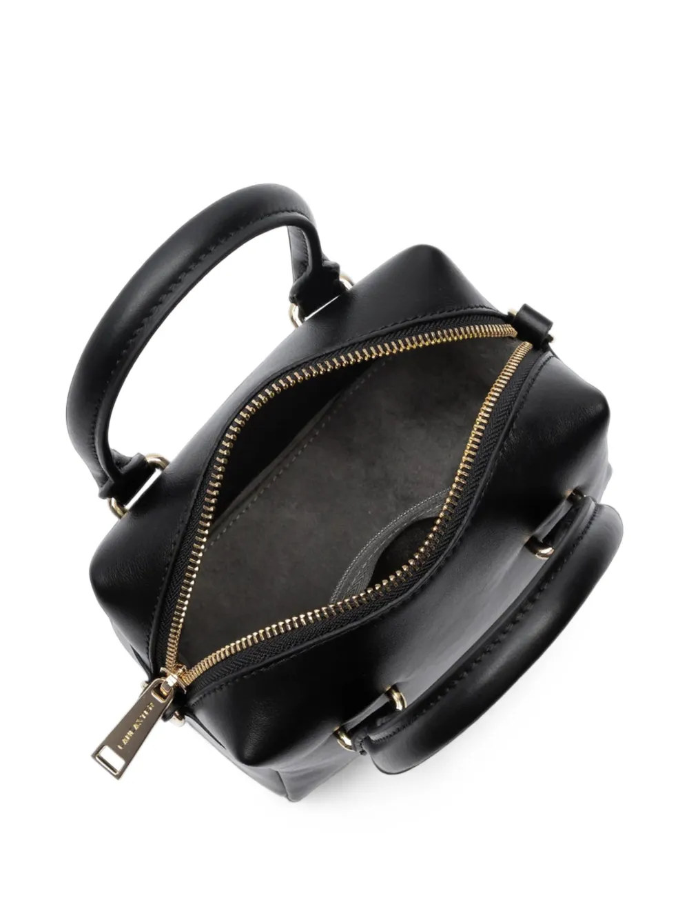 Lancaster Mini Donna Cube crossbodytas met logo-print Zwart