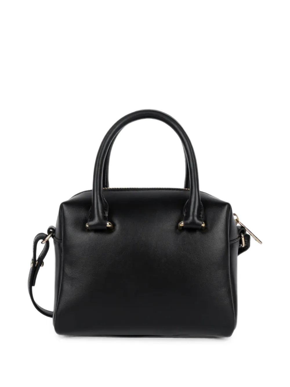 Lancaster Mini Donna Cube crossbodytas met logo-print Zwart