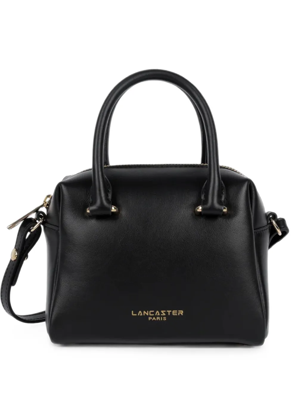 Lancaster mini Donna Cube logo-print crossbody bag - Nero
