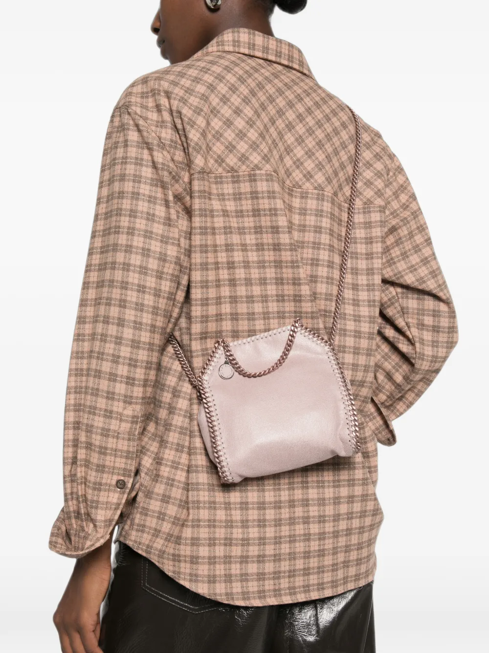 Stella McCartney Falabella Airlite kleine shopper Roze