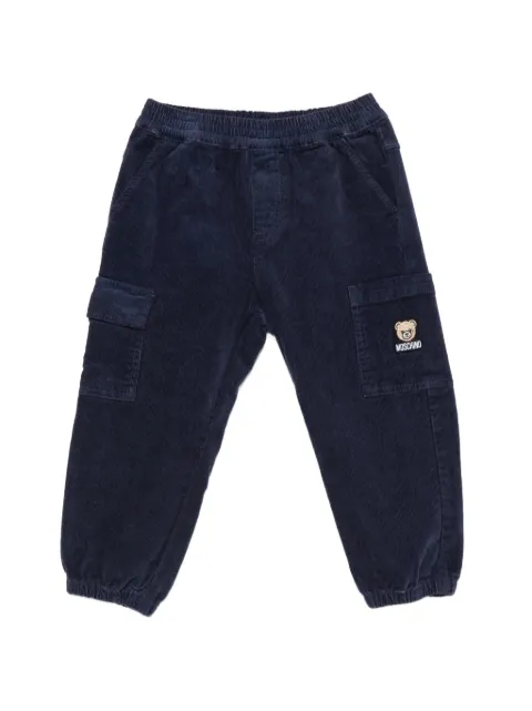 Moschino Kids Teddy Bear corduroy cargo pants