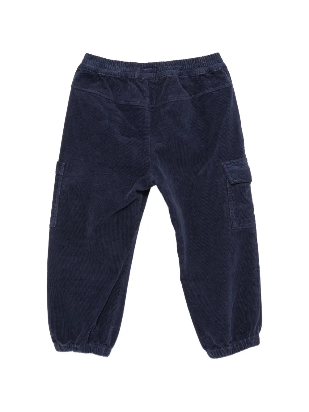 Moschino Kids Teddy Bear corduroy cargo pants Blauw