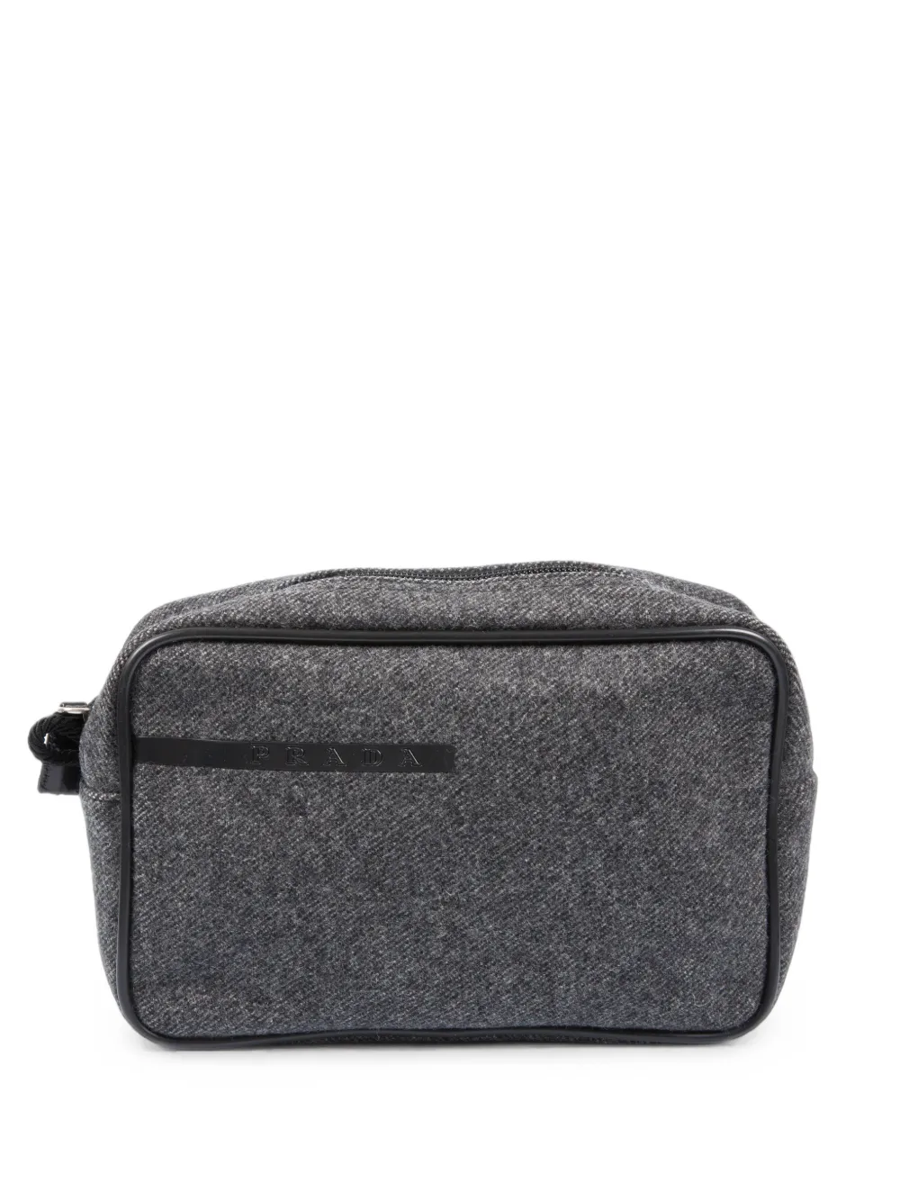 Prada Pre-Owned 2000s wool clutch bag - Grigio