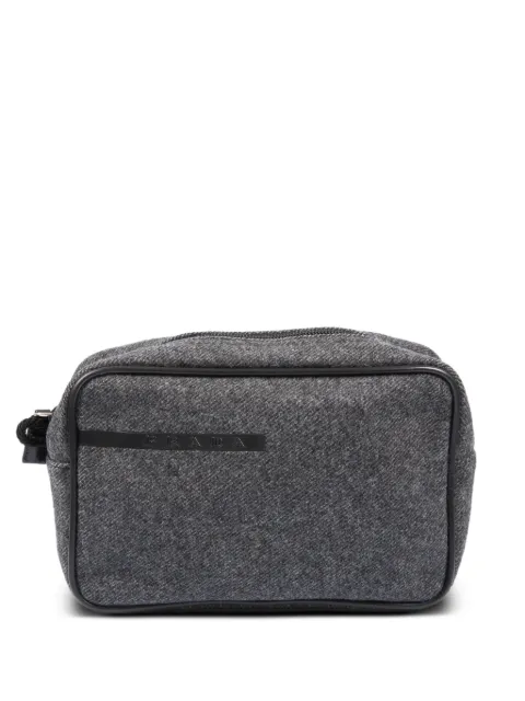 Prada Pre-Owned pochette en laine (années 2000)