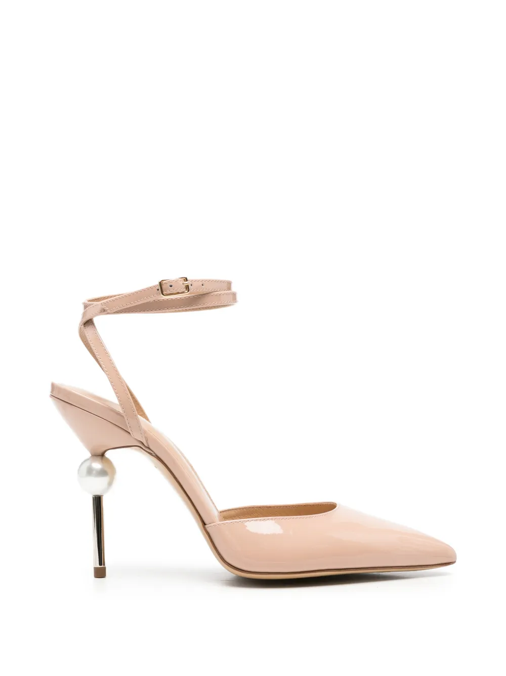 Camilla Gabrieli Vittoria 105 faux-pearl leather pumps