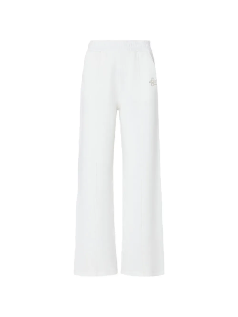 LIU JO Pantaloni sportivi con strass - Bianco
