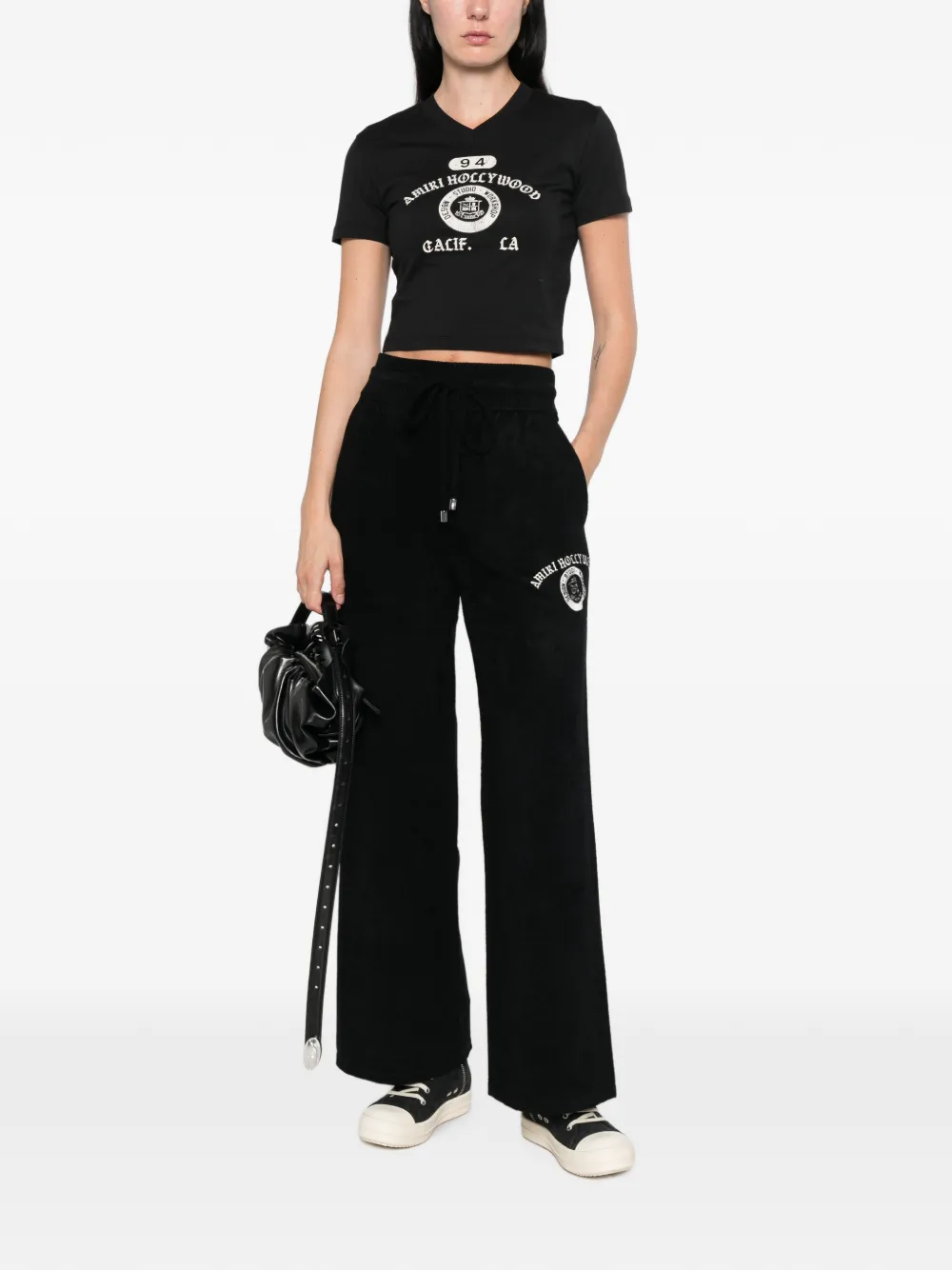 AMIRI T-shirt met logoprint Zwart