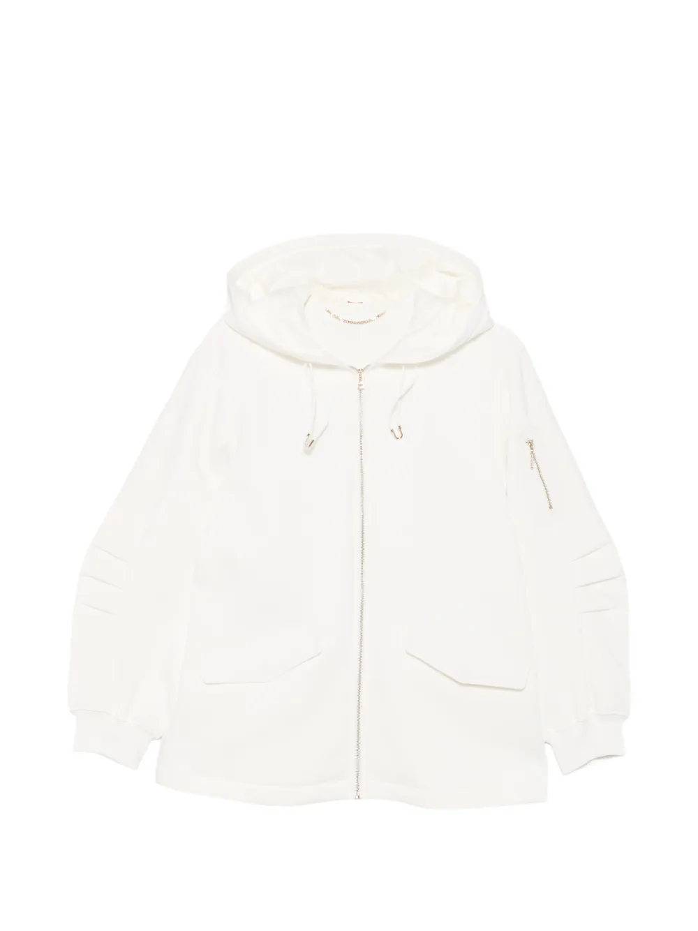 LIU JO Giacca con zip e cappuccio - Bianco