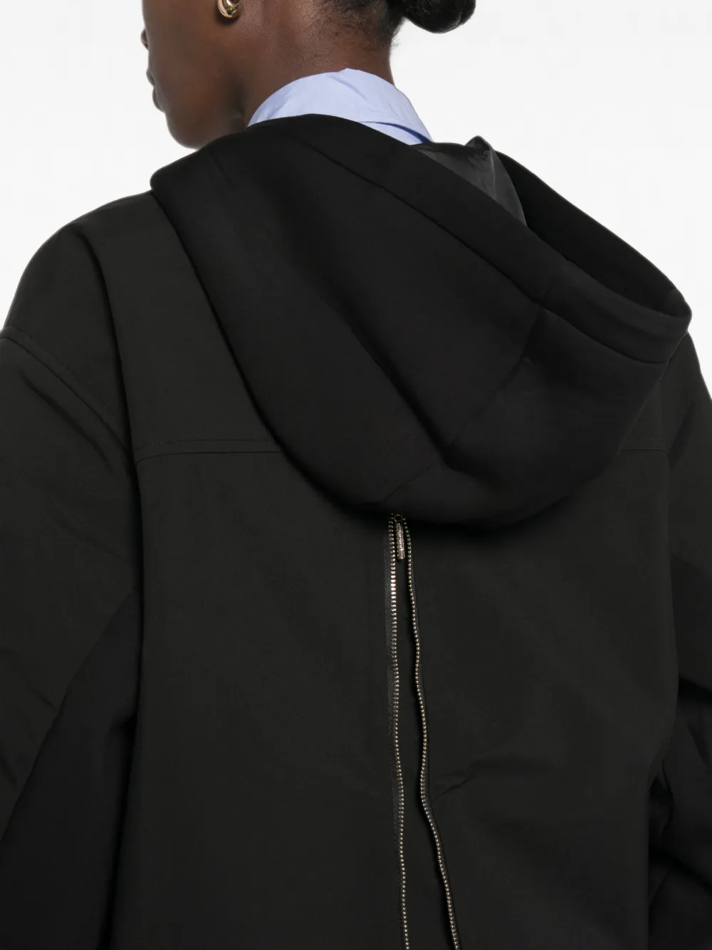 LIU JO Jack met capuchon en rits Zwart